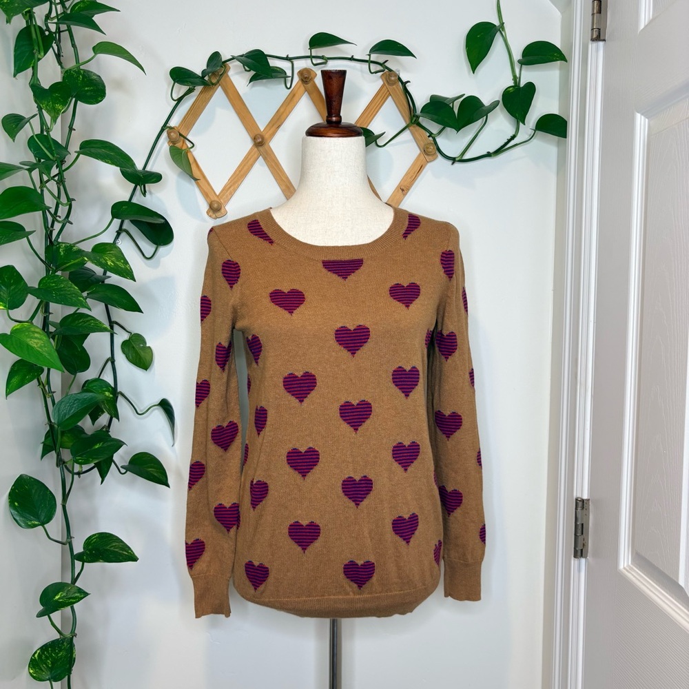 MADEWELL Wallace Heart Crew Neck Sweater